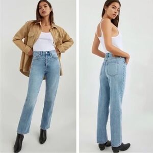 Aritzia Denim Forum The Joni High Rise Jean 29L Size 30